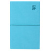 Morning light M & G APYF7802 portable 48K strap leather leather leather diary notebook 96 pages blue