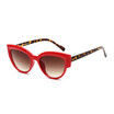 SHAUNA Trending Faceted Frame Women Cat Eye Sunglasses Rivet Men Gradient Lens Shades UV400
