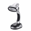 12 LED Portable Desk Light Table Lamp 3 AA Batteries Operated Adjustable Illumination Angle for Working Students Reading