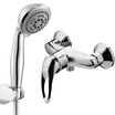 JOMOO 5-function Water Saving High Pressure ABS Hand Shower&Hot-cold Faucet Set