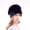 Womens winter hat natural mink fur hand-woven real fur hat personality design 2018 new hot sale discount ladies hat fashion pop