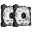 USCorsair AF120 two LED silent version of the high volume chassis fan LED white 12CM