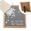 Message Board Wooden Felt Schedule 340 Letters Decoration