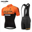 Imagen de Maillot de ciclismo 2018 pro equipo Cervelo manga corta ciclismo ropa babero kit de ciclismo ciclismo verano transpirable MTB bicicleta jersey al mejor precio Maillot de ciclismo 2018 pro equipo Cervelo manga corta ciclismo ropa babero kit de ciclismo ciclismo verano transpirable MTB bicicleta jersey características