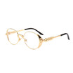 SHAUNA Vintage Punk Style Women Oval Sunglasses Spring Decoration Fashion Men Goggle Glasses UV400
