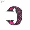 Correa de silicona para apple watch 42mm 38mm pulsera sport reloj correa Correa de caucho para iwatch 321 Nike nudo de metal