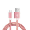 Micro USB to USB Cable for Samsung S7 2A Nylon Fast Charge Data Cable Mobile Phone Cable for Xiaomi Huawei Micro USB Cord