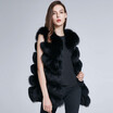 Womens Winter natural Fox Fur jackets female fur coat Real fur vest Warm Discount 2018 New warm H6X-65C