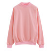 Winter shirt half-high collar student solid color loose fleece thickening pullover sweater