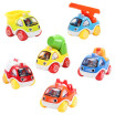 Childrens Cartoon Toy Car Series Inertial Pullback Scooter Random delivery 2 pcsensemble Pull Back Engineering Vehicle 6 Randoml