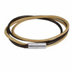 Multi-Layer Thin WAX CORD Bracelet Magnetic Clasp