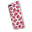 Ultra slim Pink WatermelonSweet donutColorful hamburgergreen clover Sex lips transparent soft case for iphone 5SSE678X
