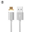 WH Magnetic Cable 24A Micro USB Data Charger 1M Nylon Metal Magnetic Fast Charging Android Cable For Xiaomi Huawei Samsung