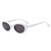 SHAUNA Fashion Shell Grain Frame Women Cat Eye Sunglasses Popular Ladies Clear Red Oval Lens Shades UV400