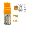 Auto modified LED steering light bulb 1156 decoded anti-stroboscopic turn light PY21W WY21W T20 yellow