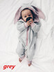 Cute Baby Rabbit Ears One-Piece Garment