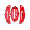 2PCS ABS Plastic Truck 3D Red Useful Car Universal Disc Brake Caliper Covers Front Rear Auto Universal Kit Decoration Modificatio