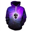 QYDM0106Mens Hoodie 3D Printed Women Pullover Sweater