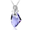 Statement Necklaces & Pendants Dolphin Crystals from Swa Elements Necklace for Women Female Chain Collar Collier Femme