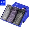 Mens Underwear Modal Mesh Boxer Briefs Mens Large Size u Convex Breathable Midsole Bottom Shorts Mens 3 Pack Multicolor XL