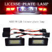 2PCS Audi Volkswagen LED License Plate Light A1A4A6Q5RS5PASSAT