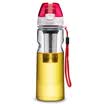 Green beads lvzhu 550ml couple portable leak-proof travel movement filter readily plastic glass PC605 rose red