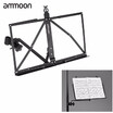 Musical Parts & Accessories Portable Adjustable Angle Folding Clip-on Music Sheet Book Document Stand Holder Bracket Metal Black
