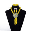 Fashion Wedding Bridal Jewelry Set Traditional African Wedding Bridal Statement Necklace luxury Nigerian Jewelry Set For Women