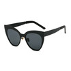 SHAUNA Fashion Double Color Metal Frame Women Cat Eye Sunglasses UV400