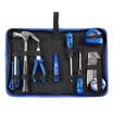 RAYENR Home Repair Tool Set Manual Combination Household Tools Hardware Tools Set Electrician Woodworking Repair Toolbox Cloth Pack 16 Piece Set NR9004
