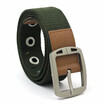 Men Fashion And Leisure Canvas Metal Clasp Pin Buckle Youth Belt