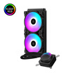 PCCOOLER East China Sea X4-RGB CPU radiator multi-platform support AM4 4 heat pipe intelligent temperature control 12CM fan with