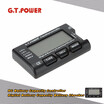 RC Plane Parts GTPOWER Battery Capacity Controller Digital Battery Capacity Checker for 2-7S LiPoLi-ionLi-MnLi-FeNiCd Batter