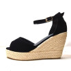 Wedges Sandals for Women Platform Beach Sandals high Heel Shoes Ankle Strap peep Toe Shoes Pumps