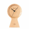 Alarm Clock Original Wood Eco-friendly Material Sunny Clock Silent Non Ticking Wooden Clock for Office Home Bedroom Living Room