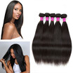 Glary 5Pcs Lot Mongolian Straight Virgin Hair Top Quality Wholesale Cheap Straight Human Hair Bundles For Black Women