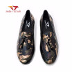 Men loafers Handmade men army green camouflage loafers Man military style casual shoes fashion party smoking slippers