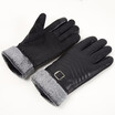 brand imitation fur furry lining winter mens gloves warm&comfortable outdoor cycling tour needs 2018 new discount hot