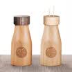 Jinlongxing glosen creative household solid wood toothpick holder European wooden toothpick box small bottle toothpick jar walnut color