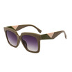Brand Designer Sunglasses women Fashion New arrival female Oversized sun glasses vintage square frame women glasses