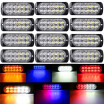 4pcs trucks truck side lights motorcycle pickups flashing lights strobe lights warning light high power ultra-thin