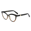 SHAUNA Fashion Mixed Colors Frame Women Cat Eye Glasses Frame Ladies Anti-Blue Rays Optical Eyeglasses Frames UV400