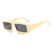 SHAUNA Popular Women Square Sunglasses Retro Men Blue Tinted Shades UV400