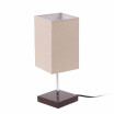 Romacci Tomshine Tetragonum Square Beside Table Lamp Desk Light UL listed Minimalist Solid Wood for Bedroom Living Room