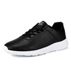Mens Casual Shoes Summer New Black Color Flats Shoes Breathable Lightweight Leisure Shoes Plus Size