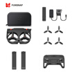 Funny FUNSNAP iDol with drone aerial vehicle folding portable 1080P HD B set 2 batteries 1 remote control 1 carrying case