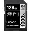 Lexar 128GB read 150MBs write 90MBs SDXC UHS-II U3 ​​V60 SD high speed memory card 1000x MLC particles