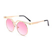 SHAUNA Vintage Punk Styles Hollow Out Metal Frame Women Round Sunglasses Fashion Men Red Tinted Lens Shades UV400