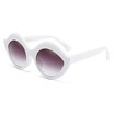 SHAUNA Lovely Women Lips Sharp Sunglasses Brand Designer Oversize Ladies Cat Eye Gradient Lens Eyeglasses
