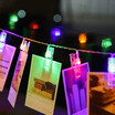 Photo Card Wall Clip Fairy LED String Light Holiday Decoration